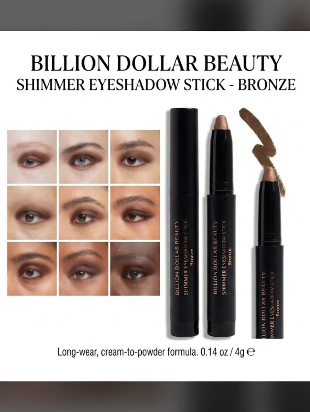 bdb Shimmer Eyeshadow Stick - Bronze